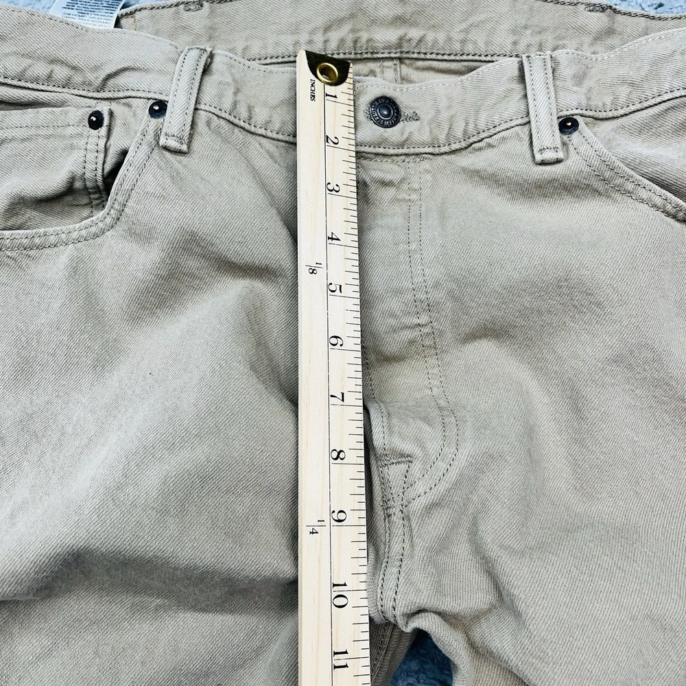 Levi's 501 Button Fly Jeans Mens‎ 38x31 Beige Straight Leg Classic Normcore